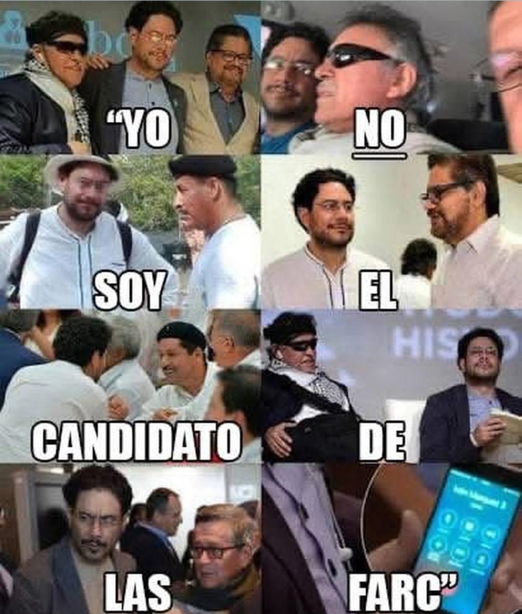 “Yo no soy el candidato de las FARC” 🙄