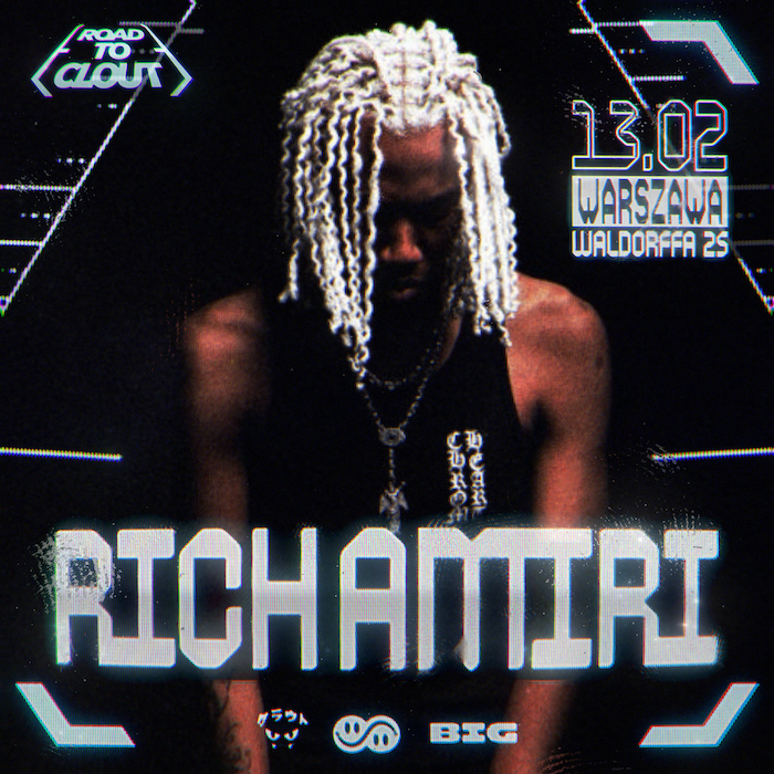 Rich Amiri wystąpi na ROAD TO CLOUT 🗣️

TIXY już w sprzedaży!