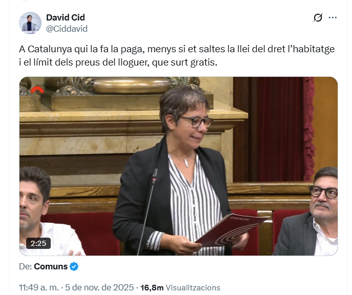 ICV va acomiadar la plantilla amb la indemnització mínima. Els bancs li van perdonar un deute que el 2019 era de 9,2 milions d'euros.
David Cid era el coordinador d'Iniciativa per Catalunya Verds aleshores.