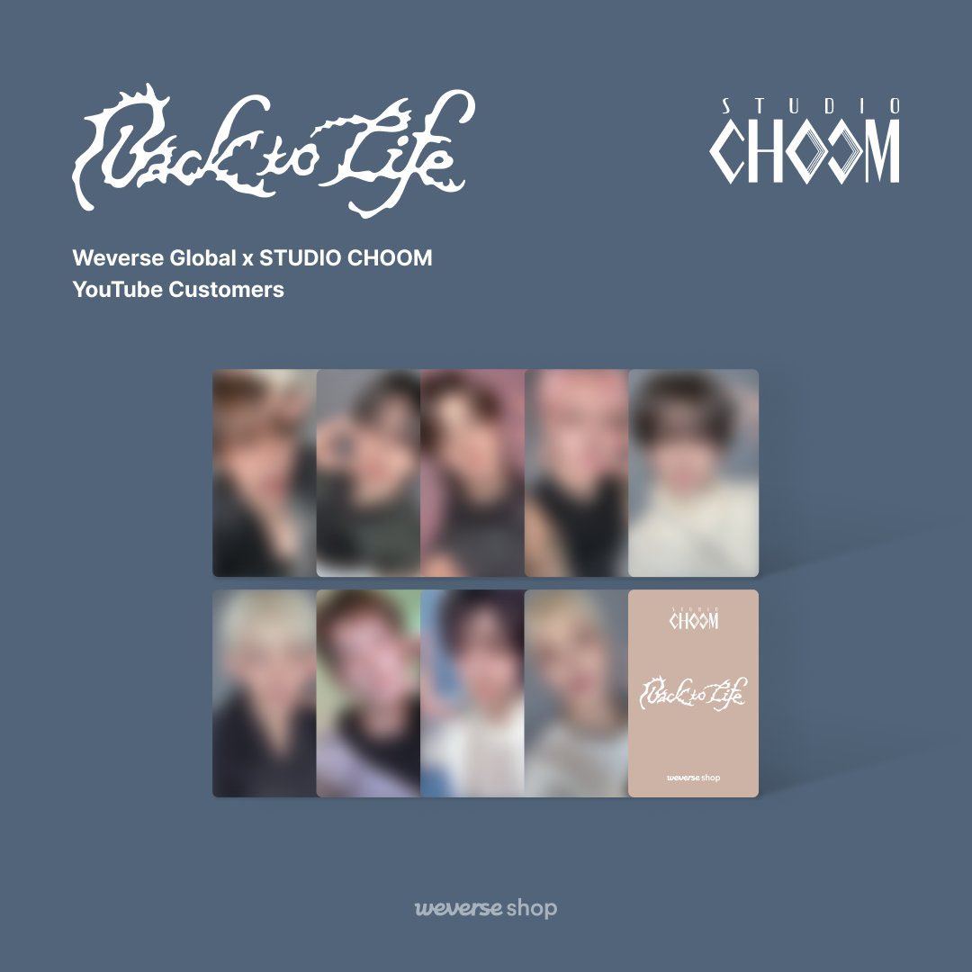 &TEAM Back to Life BTL グローバルトレカ交換 STUDIO CHOOM GIFT