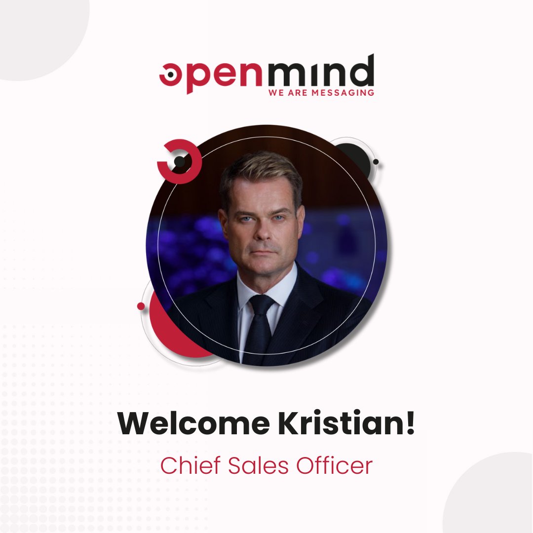Openmind_Ntwks's tweet image. We are delighted to welcome Kristian Nylund as Chief Sales Officer!

Bringing extensive telecoms and messaging experience, Kristian will lead our global growth strategy and strengthen customer success worldwide.

Welcome aboard, Kristian!

#WeAreMessaging #WeAreOpenmind