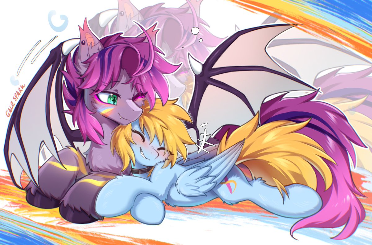 Colorful bat❤️
#mlp