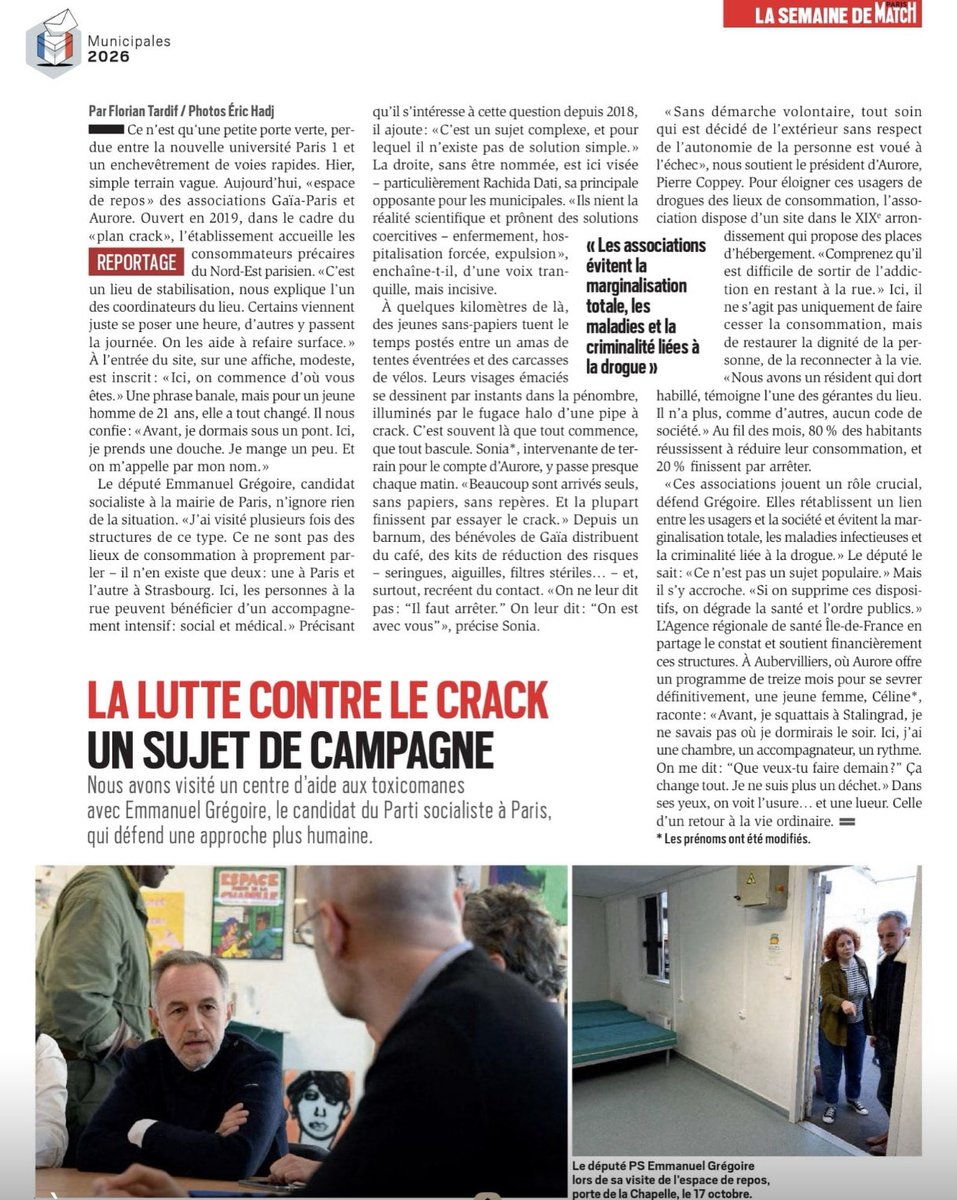 Villettevillage's tweet image. Non, à Aubervilliers ce n’est pas une #HSA, c’est une structure de post-cure !
Les #HSA maintiennent l’addiction et sur le terrain, violences, absence d’encadrement et inefficacité pour le #crack demeurent.
Il est temps de regarder la réalité de 2025, pas celle des années 80.