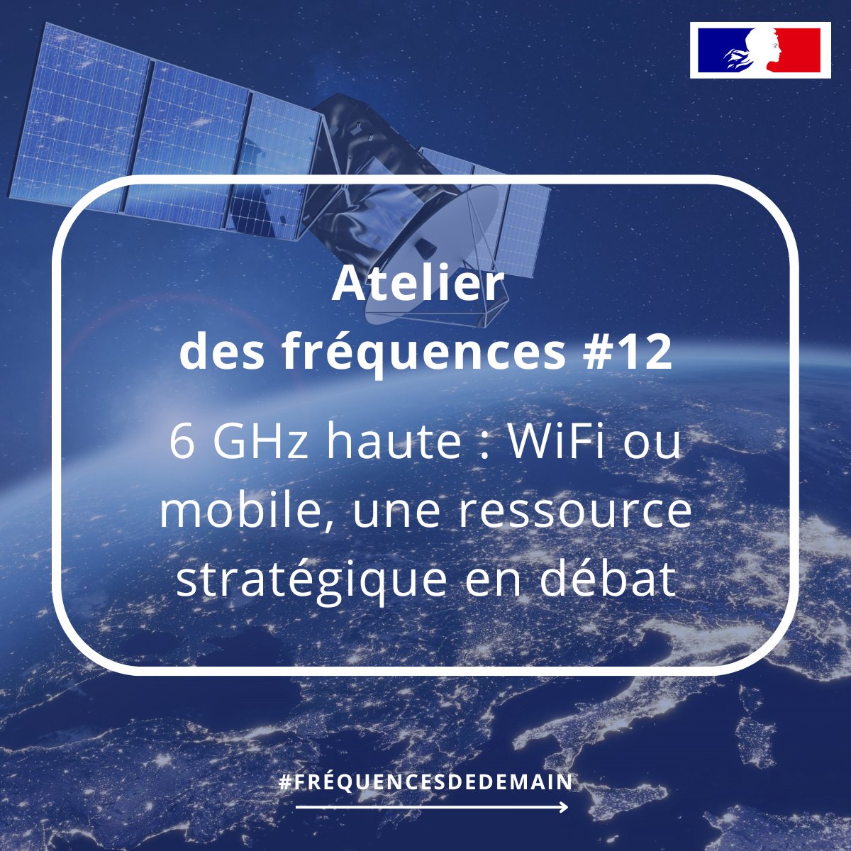 🛰️Atelier des Fréquences #12 – 8 décembre 2025 La bande 6 GHz reste au cœur d’un débat mondial : #WiFi ou #5G/#6G ? Entre partage du spectre, enjeux européens et recommandations du #RSPG, cet atelier fera le point sur la " bataille du 6 GHz " Rdv sur ⤵️
landings.comm.anfr.fr/5d5158ee11ce62…