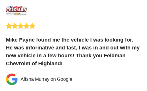 We just received a great review on Google. Thank you Alisha Murray!