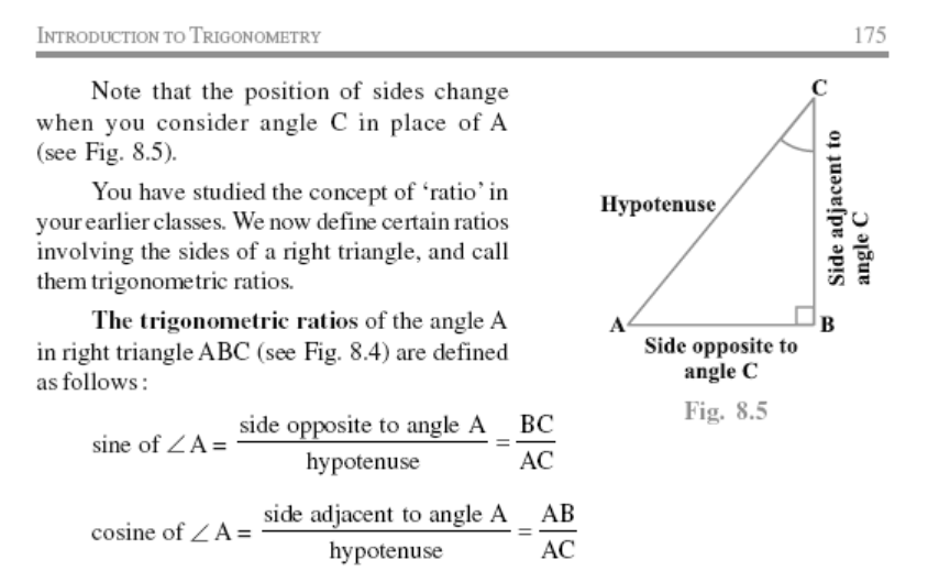 CKRaju14's tweet image. Trigonometry taught in class X using triangles (pic1). This is a Western MISunderstanding.

In my calculus course, I teach word "trigonometry" involves a CONCEPTUAL  error: it is about CIRCLES, NOT triangles. Sine and cosine are circular functions. (pic2)

Aryabhata's term अर्ध…
