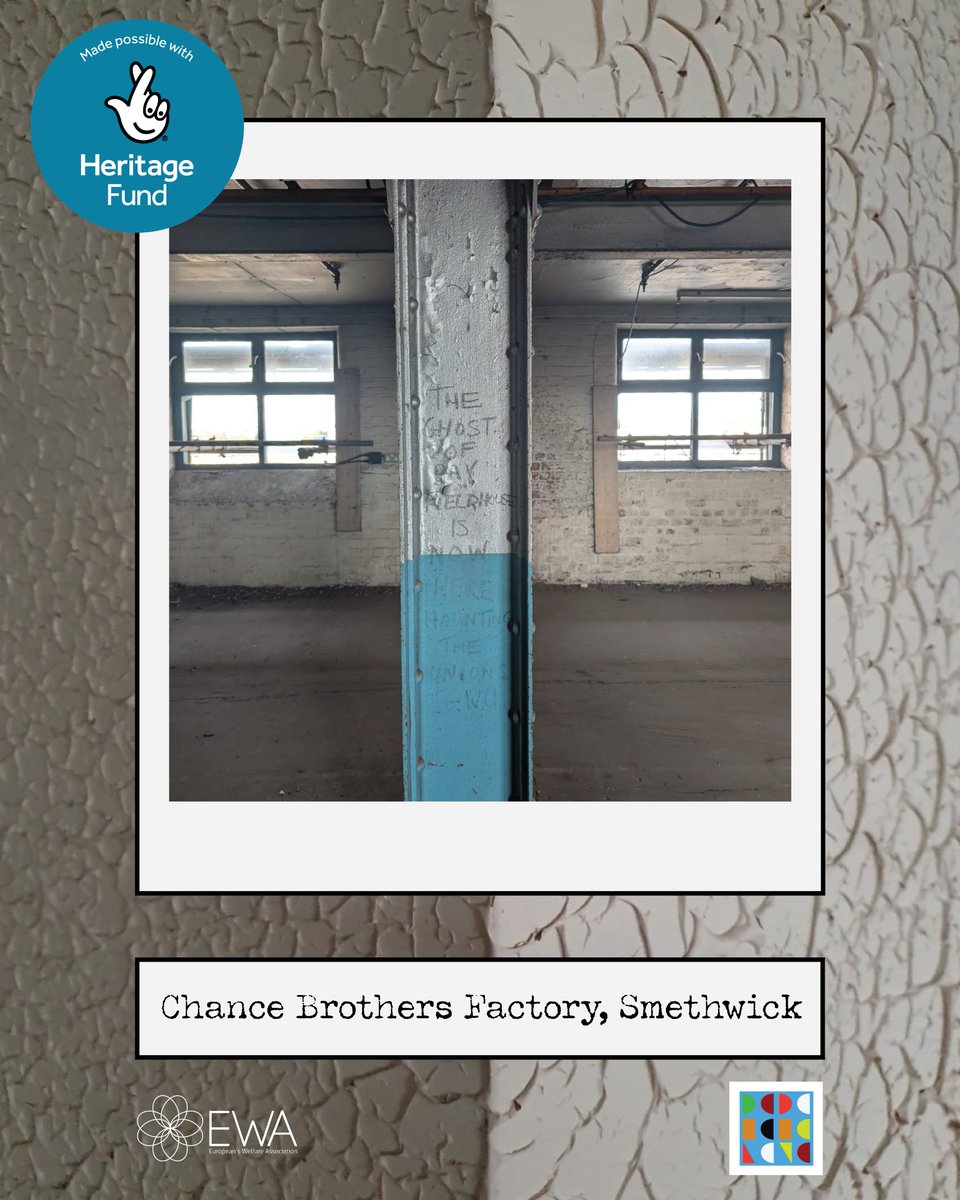 This week, our Yam From Here team had a fantastic meeting with Jane and Oonagh from <a href="/ChanceHTrust/">Chance Heritage Trust</a> (CHT), who allowed them to explore a part of the old Chance Brothers factory complex in Smethwick.

#yamfromhere #migration #blackcountry #art #oralhistory #heritage #heritageuk