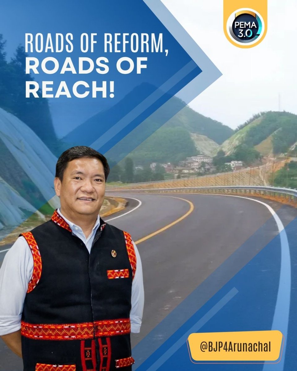 BJP4Arunachal's tweet image. The Singchung ADC HQ Township Road improvement under CMCSRDP reflects Pema 3.0’s focus on modern, durable, and inclusive infrastructure.

#Pema3.0 #CMCSRDP #InfrastructurePush 

@BJP4India @PemaKhanduBJP @ChownaMeinBJP @TheAshokSinghal @KalingMoyongBJP @NiglarTadar @Mutchu4