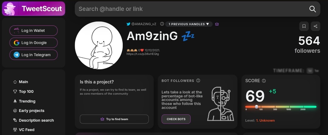 AMAZiNG_vZ's tweet image. Update @TweetscoutApp : +5 today 💪

We&apos;re going to try to reach 100 👊

#Bitcoin #Web3 #Crypto