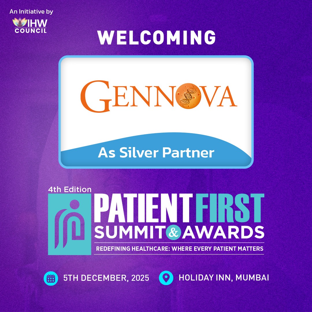 IHWCouncil's tweet image. We’re thrilled to welcome Gennova Biopharmaceuticals as the Silver Partner for the 4th Edition of the #PatientFirst Summit &amp;amp; Awards 2025!💙

📅 5 Dec 2025 | 📍 Holiday Inn, Mumbai

To know more: lnkd.in/gmbXE8JJ

#IHWCouncil #gennova