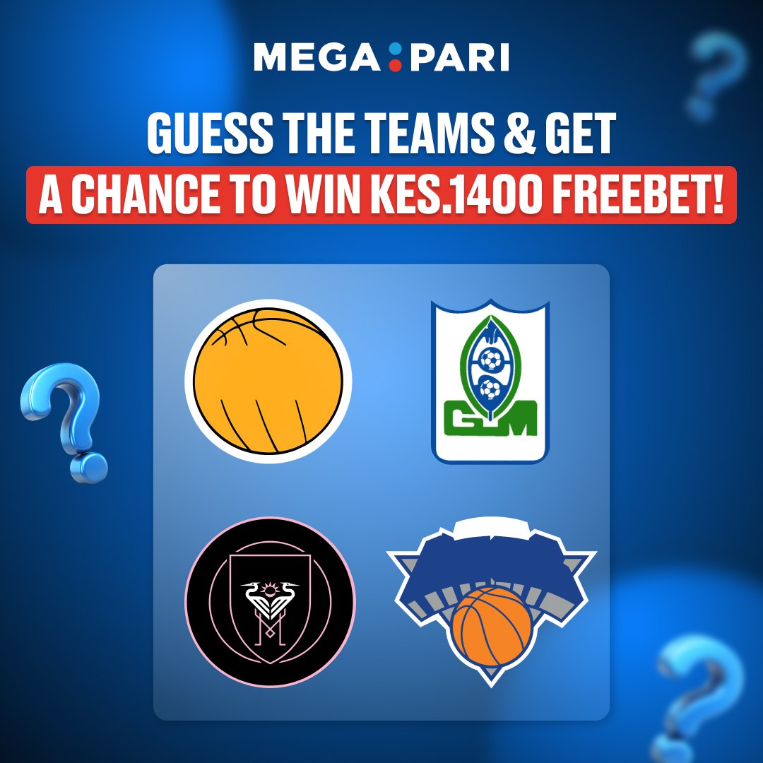 FREEBET TRIVIA

Rules:
👉 Follow Megapari Kenya on TELEGRAM, mention two friends,
👉 Like, share this post then comment with your answer and Megapari ID!!

Participate Here> t.me/megapari_ken/9…

#Freebets #football #sportsbetting #WinBig