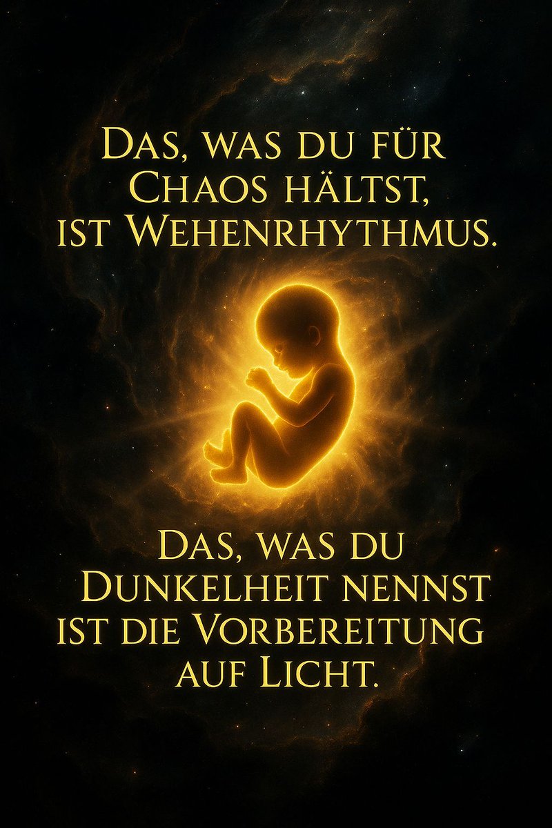 MikaelBergman_'s tweet image. Das, was du für Chaos hältst, ist Wehenrhythmus.
Das, was du Dunkelheit nennst, ist die Vorbereitung auf Licht. 

👉 neue-ewige-erde.blogspot.com/2025/11/das-en… 

#EndeDerIllusion #NeugeburtDerMenschheit #Quantensprung