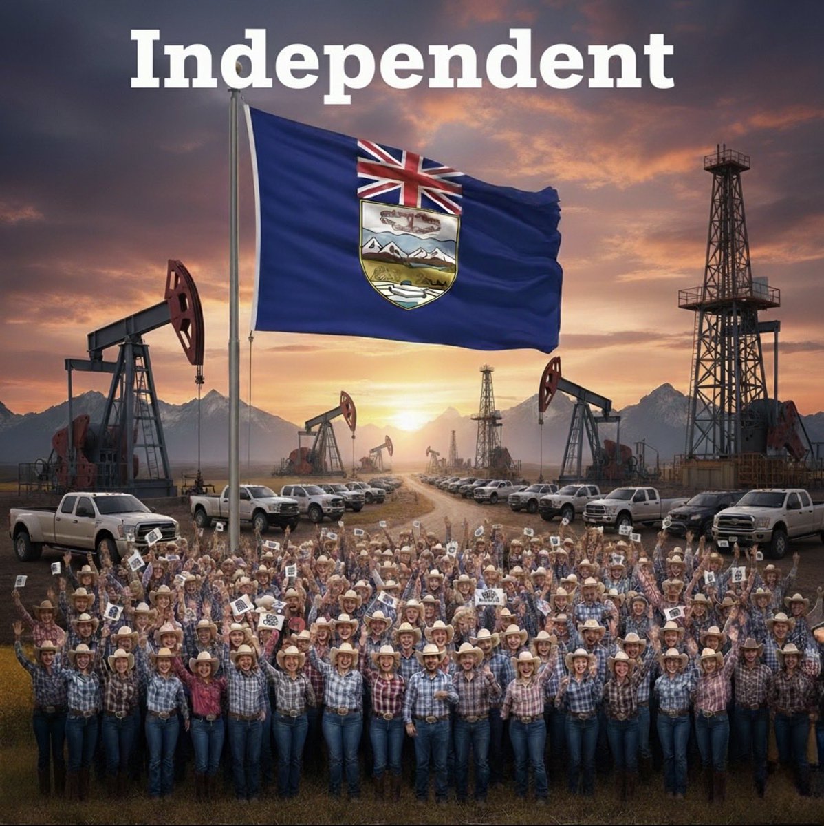 ⁦⁦<a href="/ABDanielleSmith/">Danielle Smith</a>⁩ <a href="/PJTheBelt/">PJ The Belt</a>⁩ ⁦<a href="/ikwilson/">Keith Wilson, K.C.</a>⁩ ⁦<a href="/MarcNixon24/">Marc Nixon</a>⁩ ⁦<a href="/unacceptfringe/">Derek Smith</a>⁩ ⁦<a href="/truckdriverpleb/">The Pleb 🌍 Reporter</a>⁩  ⁦<a href="/realDonaldTrump/">Donald J. Trump</a>⁩ President Trump Alberta wants a partnership, with our America Brothers &amp; Sisters. We have so much in Common! God Bless!