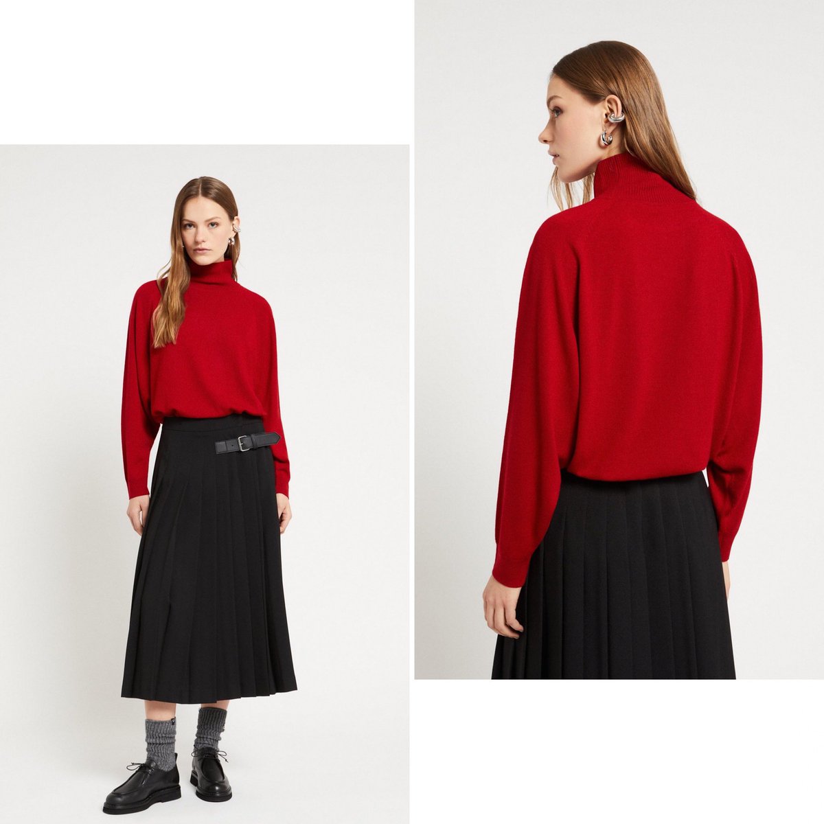 MANOAinter's tweet image. New Arrival🐏ottod‘Ame

さらっとした風合いが魅力なメリノウール100%タートルセーター。冬コート下に着るセーターとしても丁度良い薄さで、インにTシャツのレイヤーもしやすい、使い勝手の良いタイプ。幅広ラグラン袖で、さり気なくデザインアクセントが効いてます👏
ベージュ、ネイビー、黒¥29700