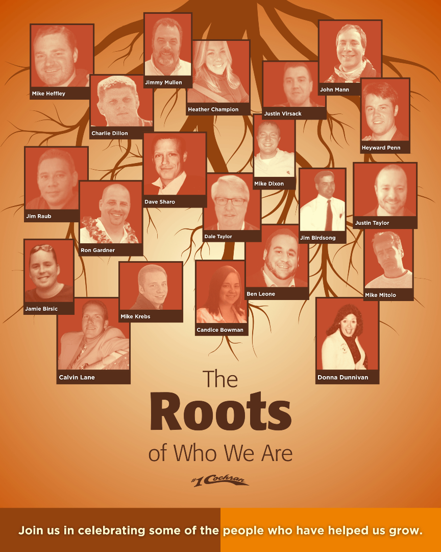 We’re Harvesting Family Values by honoring the people whose roots have shaped #1 Cochran through decades of growth, change, and heart.

Not every long-tenured face could fit here - but each one helped us grow into who we are today. 🍂

#TheRootsOfWhoWeAre