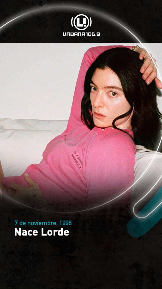 ¡Feliz cumpleaños #Lorde! 🎉 La cantante, compositora y productora neozelandesa cumple 29 años 🥂

Saltó a la fama en 2013 con el sencillo "Royals", de su EP debut, que ganó el Grammy a Canción del Año en 2014 ✨ siendo una de las 3 artistas más jóvenes en obtener este premio.