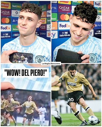 ^ فیل فودن بعد از اینکه بهش گفتن فقط 1 بازیکن دیگه دو گل بیرون محوطه تو یه بازی سی ال به ثمر رسونده (سیتی 4-1 دورتموند) :

« واووو... دل پیرو! عجب بازیکنی بود پسر... افتخار بزرگی برای منه. او یک بازیکن با کلاس جهانی بود. ربط پیدا کردن با افسانه های فوتبال فوق العاده ست ... »