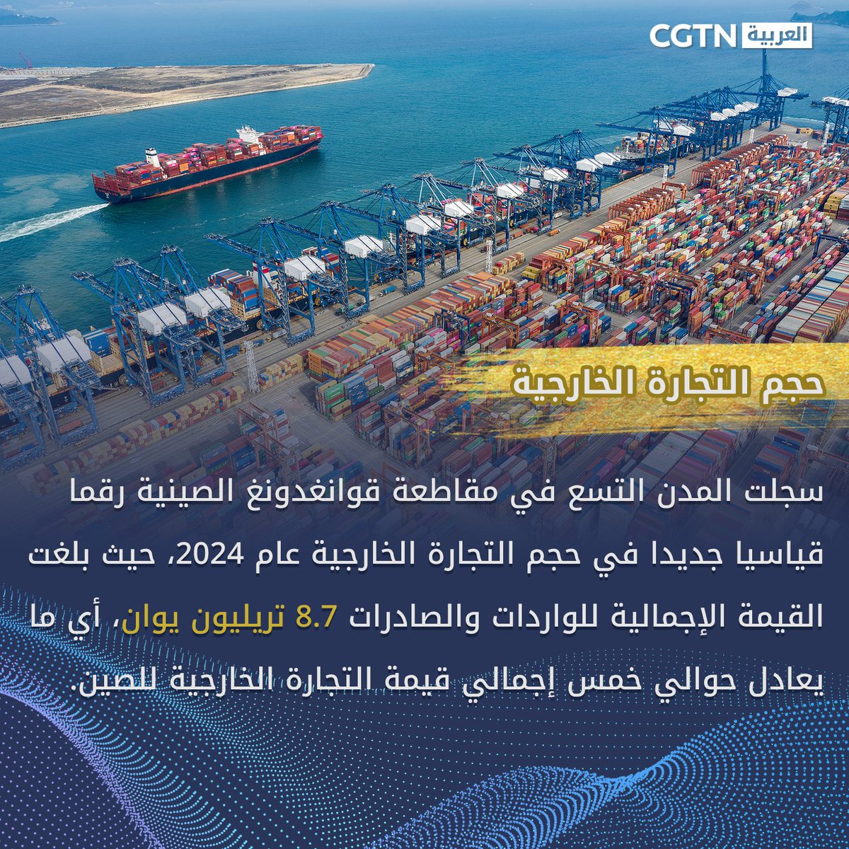 cgtnarabic's tweet photo. يشهد خليج قوانغدونغ-هونغ كونغ-ماكاو الكبير نموا مطردا في ظل تنمية عالية الجودة، كما تبرز بقوة مرتفعات الابتكار التكنولوجي العالمية التي لا تعرف حدودا للحيوية.
#اقتصاد_الصين #ChineseModernization #EconomicThought #2025NationalGames #sports https://t.co/HOYHIi0QER