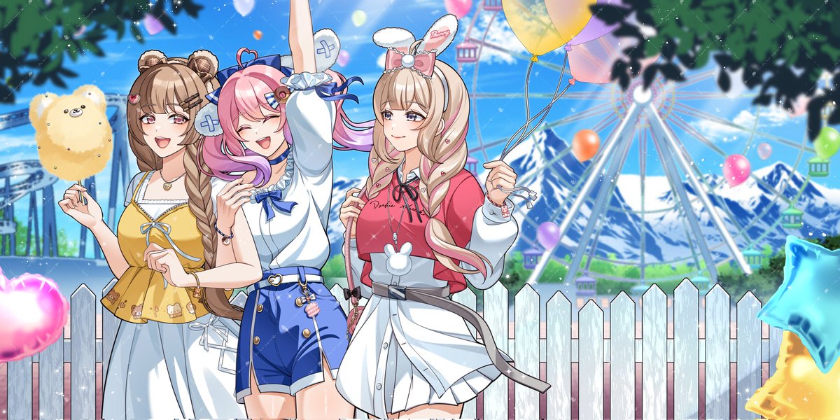 【💛💙🩷】
少女們的玩樂時間~~
好青春繽紛的色彩⁽⁠⁽⁠ଘ⁠(⁠ ⁠ˊ⁠ᵕ⁠ˋ⁠ ⁠)⁠ଓ⁠⁾⁠⁾

#璃亞那委託 #插圖委託