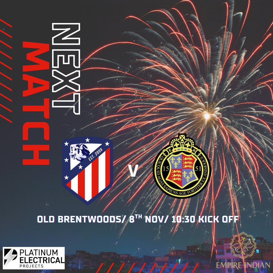 An absolute firecracker of a fixture this Sunday, as we host unbeaten Old Chelmsfordians! There are sure to be some fireworks, so why not come down and watch this top of the table clash! #trotters #csfl