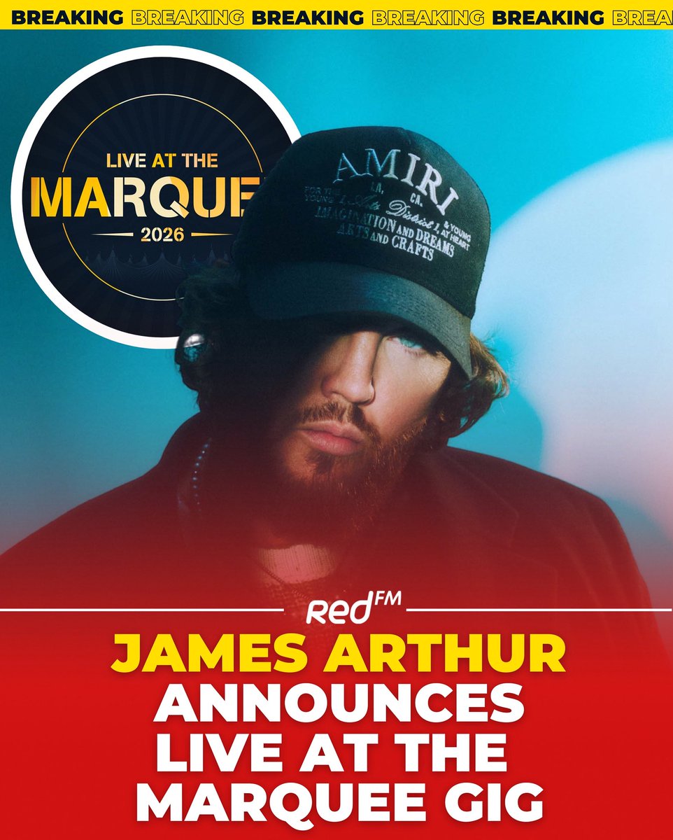 CorksRedFM's tweet image. James Arthur is coming to the Live at the Marquee 🎶
