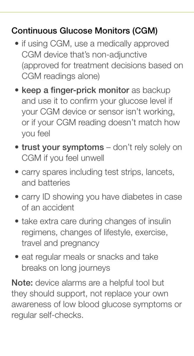 🚨 NEW GUIDANCE for CGM use and class 2 drivers 🚗 

➡️CGM now safe to use if class 2 drivers ONLY IF approved for non adjunctive use!! ✅ 

Do use our CGM comparison chart to check which ones will be safe to use here:

🔗 diabetesspecialistnurseforumuk.co.uk/new-cgm-compar…