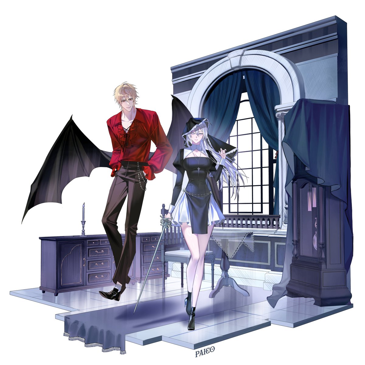 새로운 타입을 열어 샘플을 모셨습니다~!

#Commission #illustration