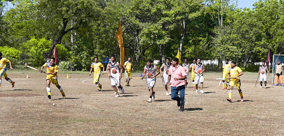 4_crpf's tweet photo. 4 Signal Bn. CRPF Neemuch, Celebrated 100 Years of INDIAN HOCKEY https://t.co/qEiJbGUG64