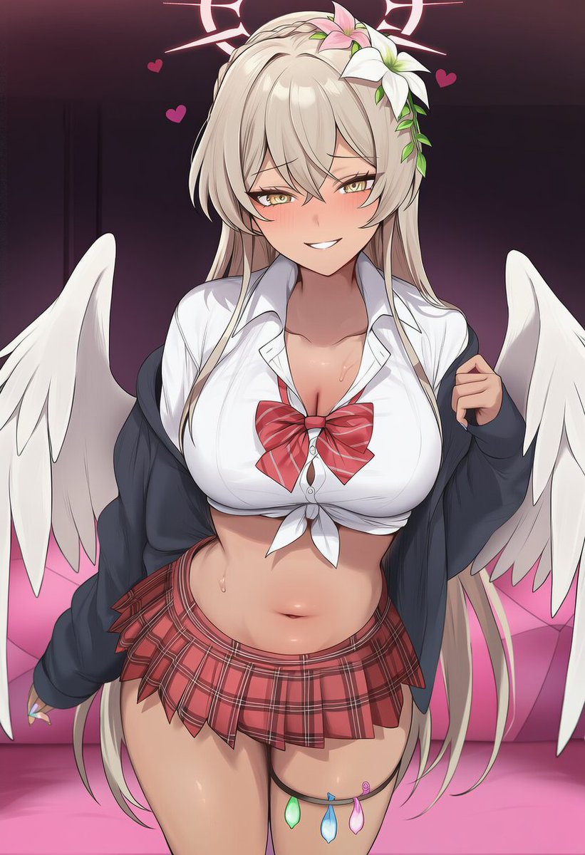 ナギサで黒ギャル化試作
QOSタトゥーとか追加するのも良いな… 