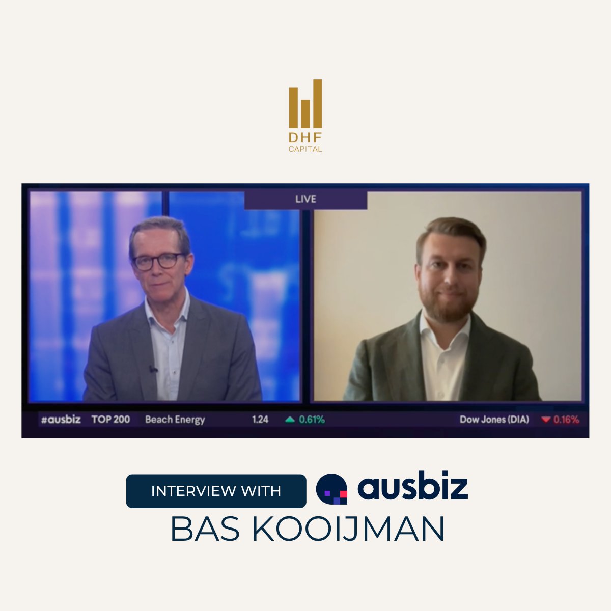 Bas Kooijman, CEO of DHF Capital, joined <a href="/ausbiztv/">ausbiz</a> on 30 Oct to unpack AI’s impact on the economy &amp; markets - global vs US-only, NVIDIA’s signals, and bubble vs upside. 

Watch: lnkd.in/dnaRUnzV

#dhfcapital #baskooijman #ausbiz #ai #nvidia #markets #economy