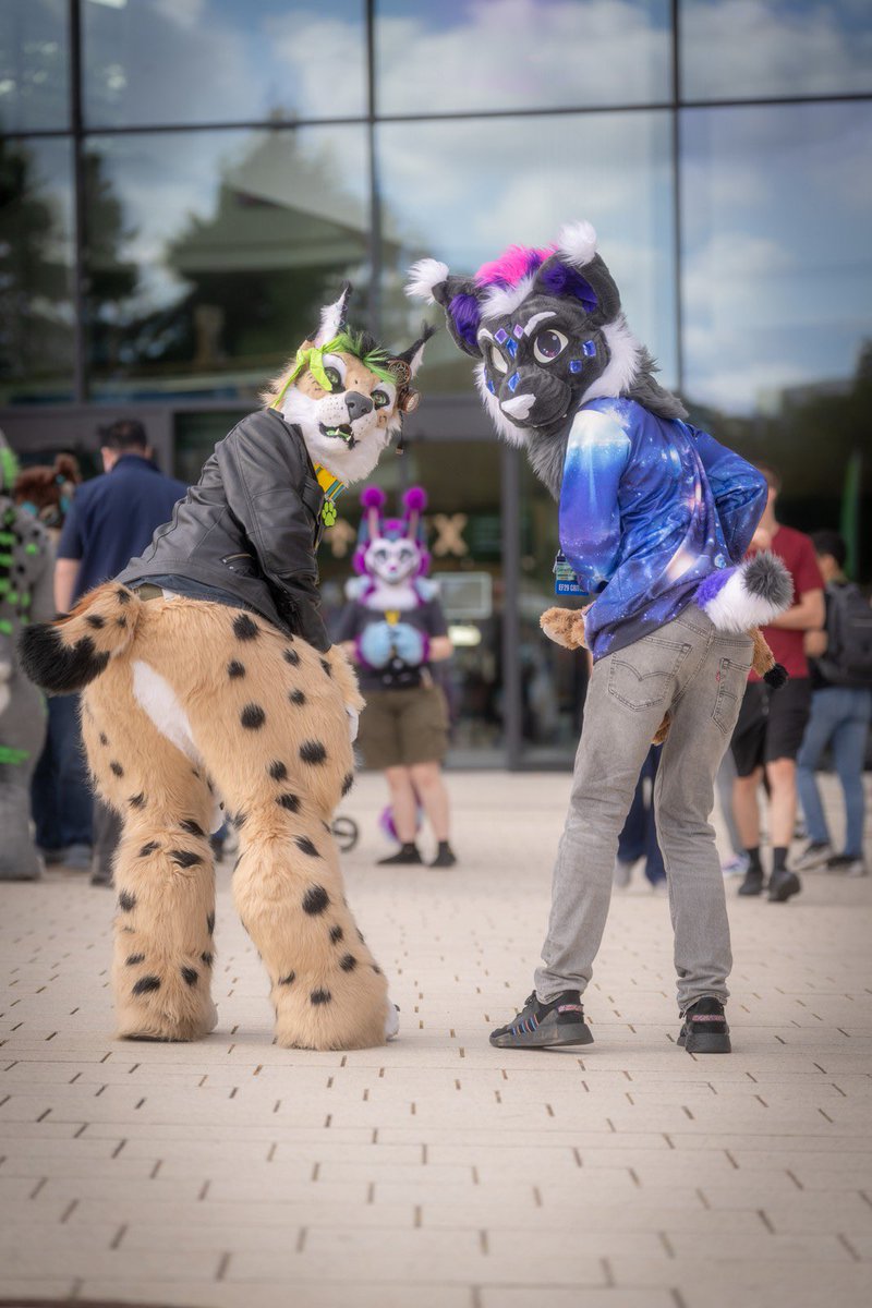 Nubs? NUBS! #FursuitFriday

💚: <a href="/Lux_McRae/">The Knicklicht Cat ®</a> 
📸: <a href="/TechWolfPhotos/">TechWolfPhotografur</a>