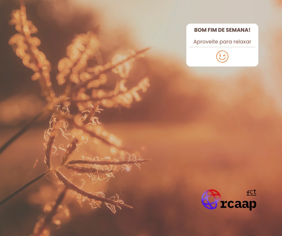 rcaap's tweet image. 🙌Por esta semana é tudo! #RCAAP 😉