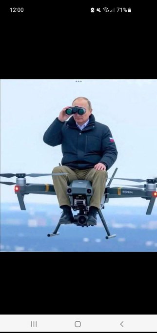 Kijk ik net naar buiten en wat zie ik.....