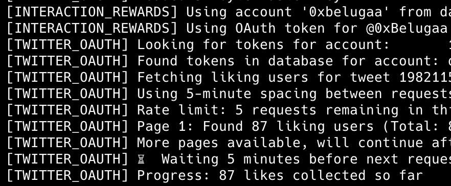 Loading up mana for the beluga interactoooors