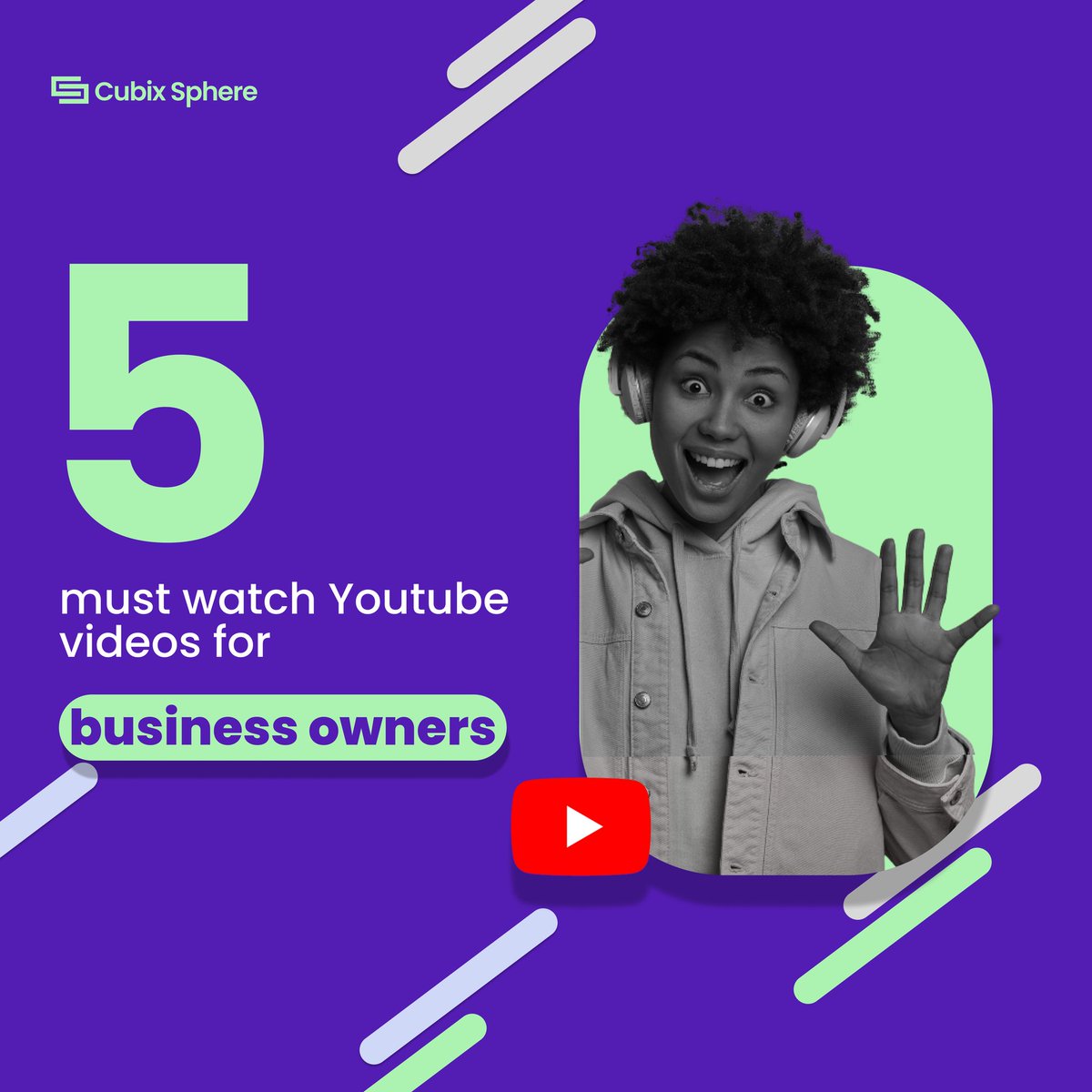 cubixsphere's tweet photo. Hey, Business Owner! This one is for you!

Every business owner needs a dose of fresh insight, which is why we’ve handpicked 5 YouTube videos that’ll help you sharpen your business strategy, boost visibility, and scale smarter.
#CubixSph #BusinessGrowth #DigitalMarketingTips https://t.co/YYAlsMdoOS