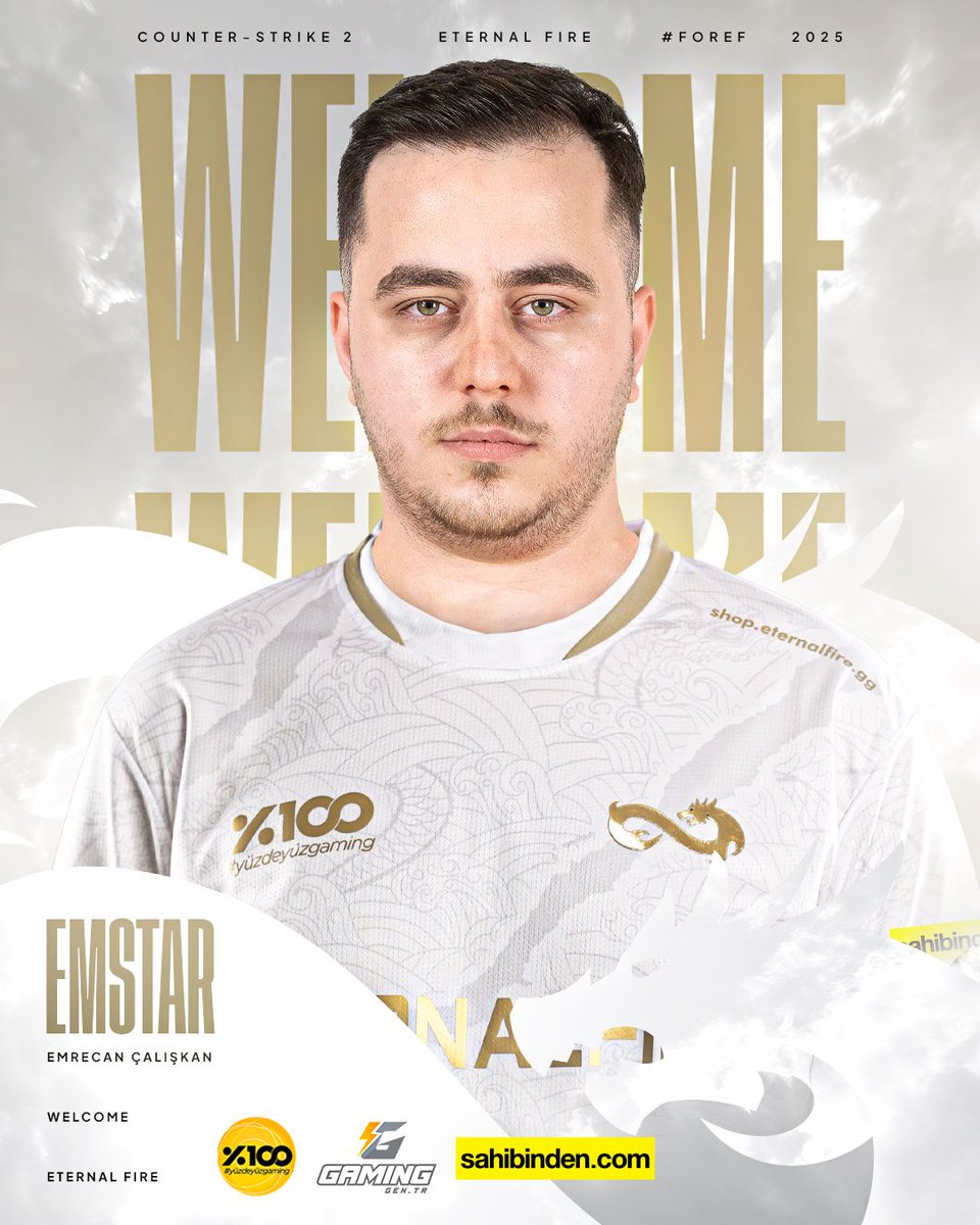 Yandı tüm ışıklar yeniden 🙃

Emrecan “EMSTAR” Çalışkan, CS2 kadromuza dahil oluyor. 

Eternal Fire ailesine tekrardan hoş geldin <a href="/emstarindahouse/">Emrecan Çalışkan</a>! ❤️

#forEF | #yüzdeyüzgaming