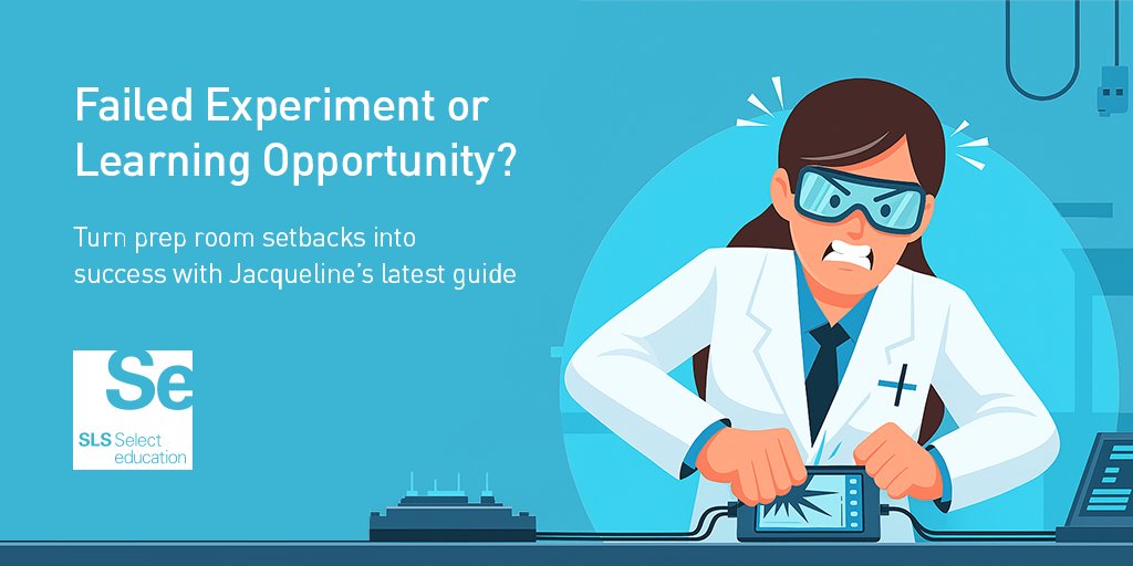 SLSSelectEd's tweet image. 🧪💥 Have you recently had an experiment that didn’t go to plan?

Turn those “it didn’t work!” moments into valuable lessons with Jacqueline Mitchell’s latest guide to success in the prep room. 👩‍🔬

🔎 Read here: ow.ly/uUeV50XhryU

#Science #Education #ScienceTechnicians