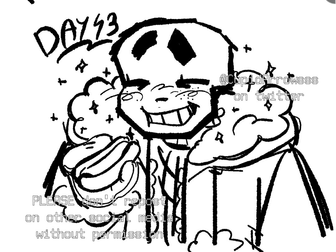 Day 43!!! 

Nom nom 

#outersans #outertale #sansau #utmv
