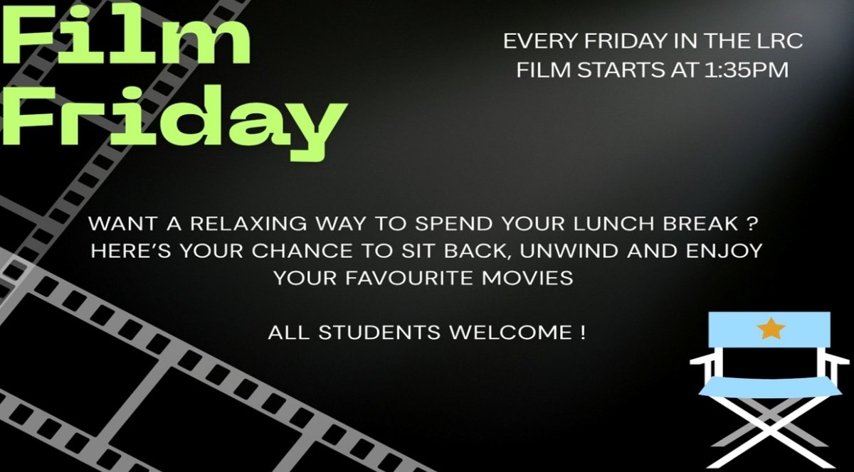 HolyTrinityCol's tweet image. ✨ Two new lunchtime clubs are starting next week in the LRC! ✨
🧘‍♀️ Mindfulness Monday – relax and reset for the week ahead
🎬 Film Friday – unwind with a great movie to end the week
Everyone welcome! #LRC #StudentLife