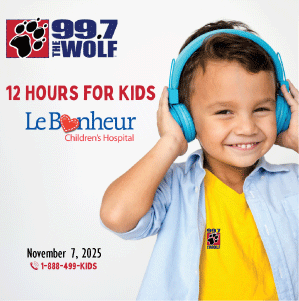 Tune in today for <a href="/997TheWolf/">99.7 The Wolf</a> "12 Hours for Kids" radiothon benefiting Le Bonheur Children's Hospital. Give today at ow.ly/HKNb50XnYjZ