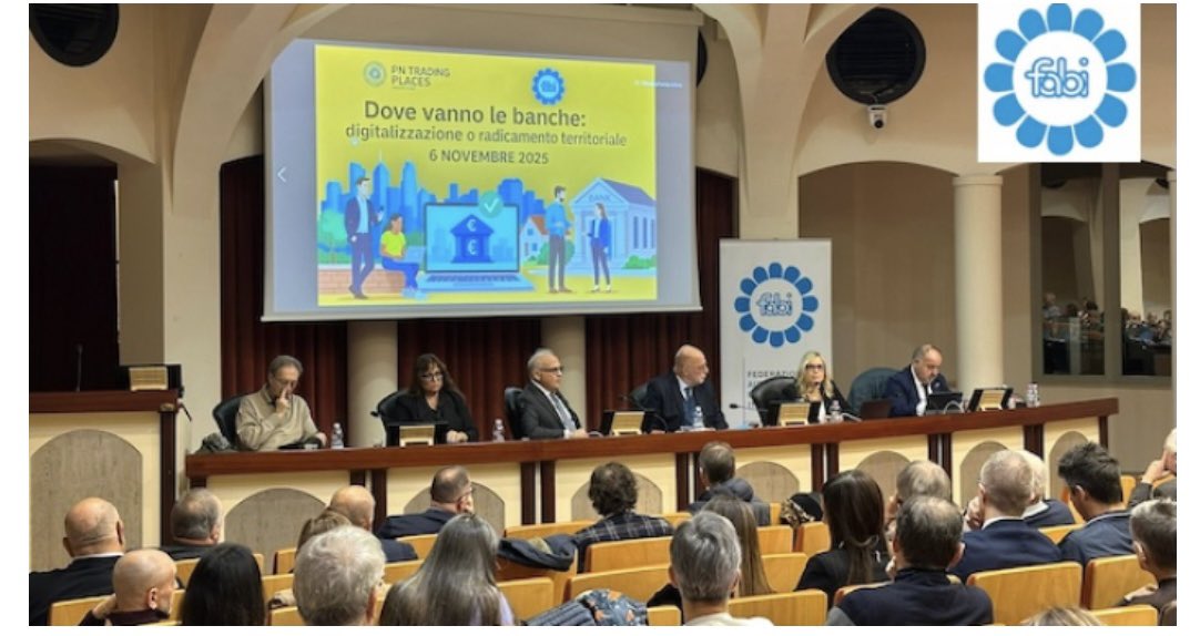 DOVE VANNO LE BANCHE: DIGITALIZZAZIONE O RADICAMENTO TERRITORIALE
La Fabi Pordenone ha organizzato un incontro sul futuro del settore del credito tra tecnologia e centralità delle persone. 

fabi.it/2025/11/07/dov…