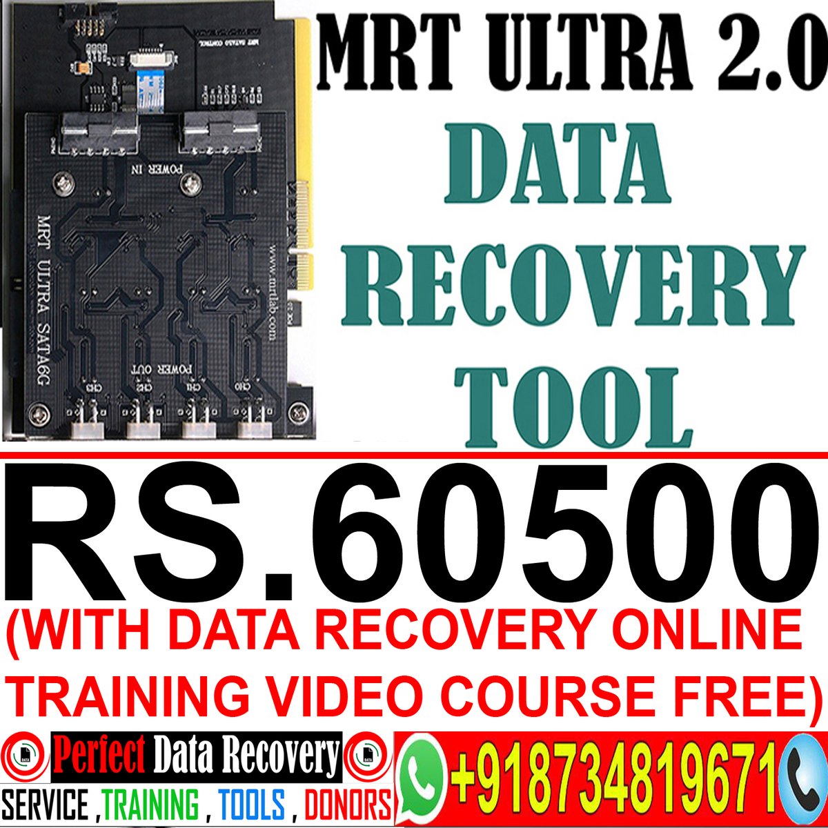 MRT Data Recovery Tool now available for resale! 📢 Stop losing cases to firmware/bad sector issues. Equip your lab with this essential hardware from PERFECT DATA RECOVERY LAB.

DM for pricing and details!

#MRTTool #DataRecovery #TechTools #LabHardware

@PerfectDataRecoveryLab