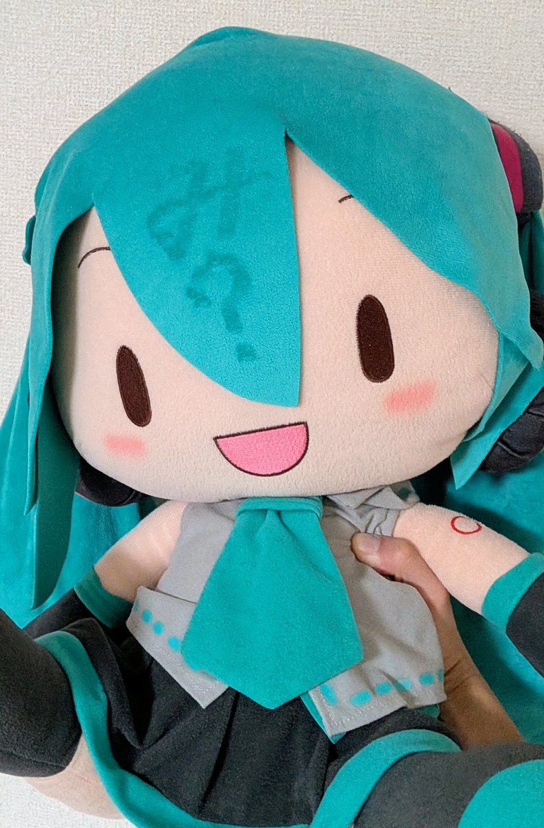ふわミクさん確保！
…なんか君デカくない？