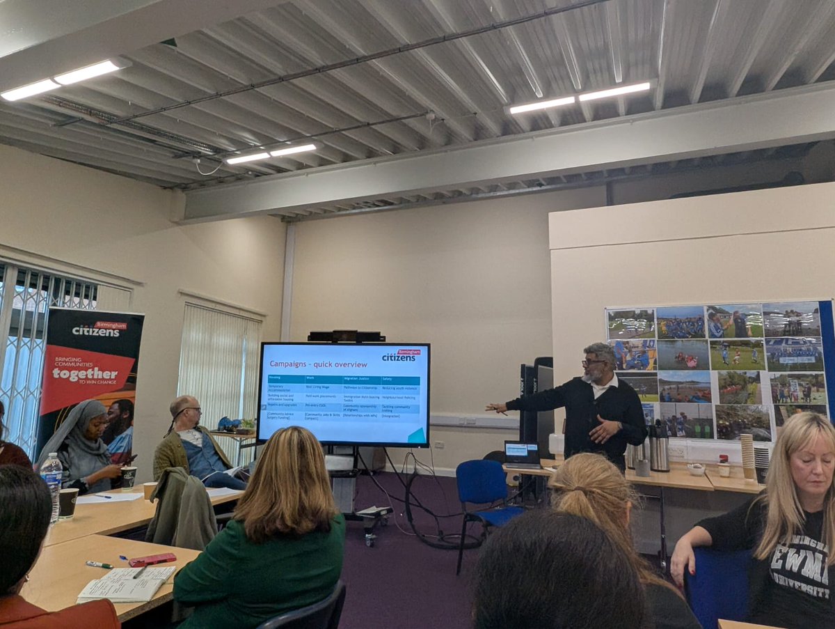 Attending the Birmingham Citizens UK 'Building Across Difference' roundtable this week, our #ERAVI team left feeling inspired by how broad-based community organising can help our civil society alliance win change through community safety migration justice campaigns!