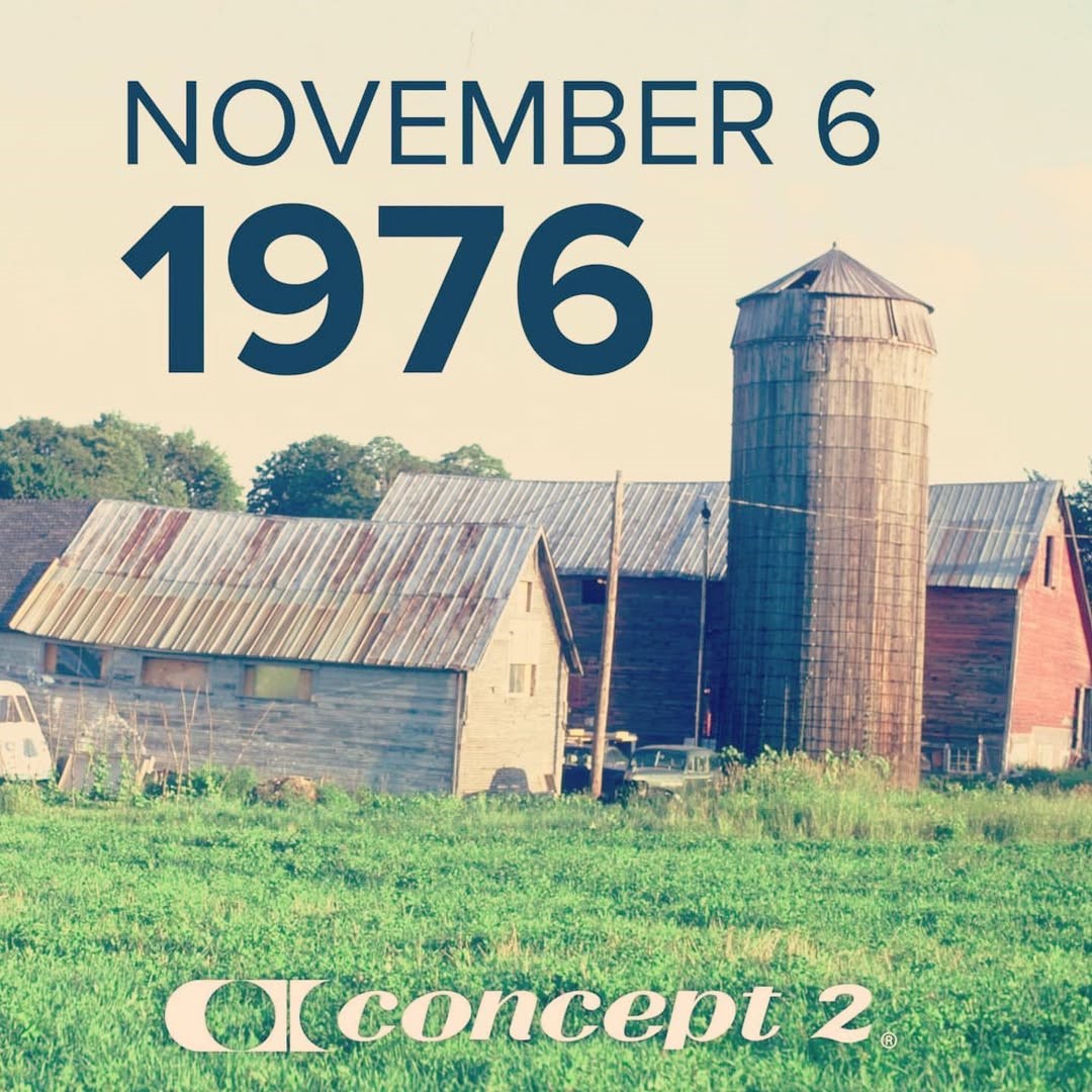 Concept2Espana's tweet image. 6 de noviembre de 1976... un día trascendental en la historia de Concept2. Ese día nos mudamos a «El granero donde todo comenzó» en Morrisville, Vermont, EE.UU.
¡Feliz 49 aniversario, Concept2! – con un día de retraso. ☺
#VermontC2 #Concept2España
