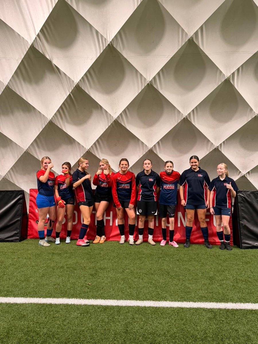 Our year 8 girls are representing the academy in the <a href="/SFC_Foundation/">Saints Foundation</a> U13 Utilita EFL National Girls Cup at Staplewood Training Ground #gowellgirls #beproud @oasismayfield