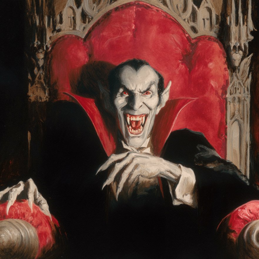 What is this Vampire Count laughing at?  😅