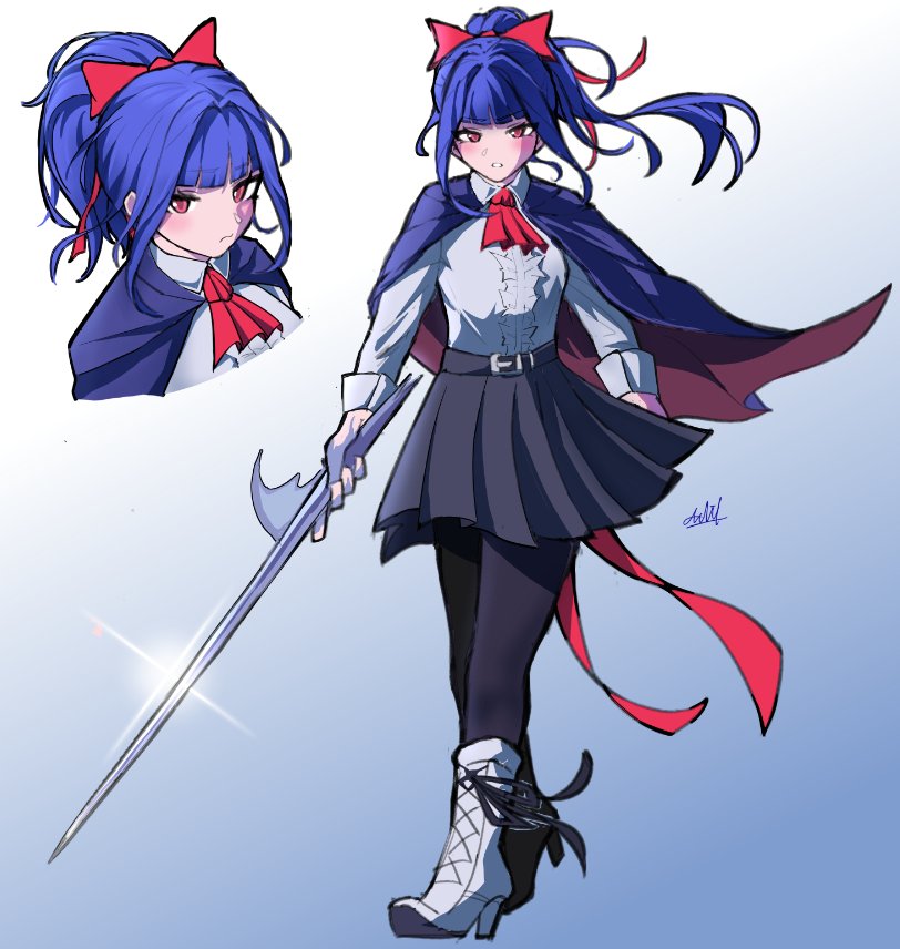 My OC: Colette Mer
Old or New design better? 👀 
#art #originalcharacterart