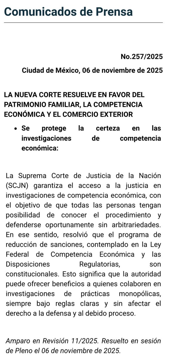 Se protege la certeza en las investigaciones de competencia económica: