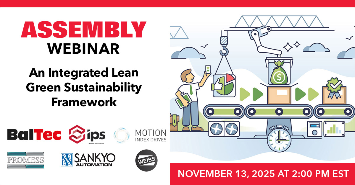 AssemblyMag1's tweet image. Learn how Lean + Green combine for real sustainability wins. 

Register: brnw.ch/21wXhVs

#Lean #Sustainability #ContinuousImprovement